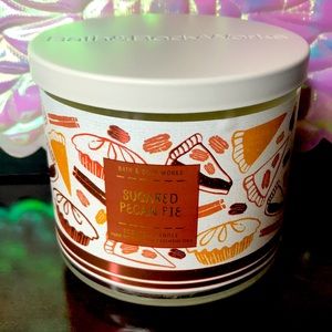 Bath And Body Works 3wickcandle Sugared Pecan Pie